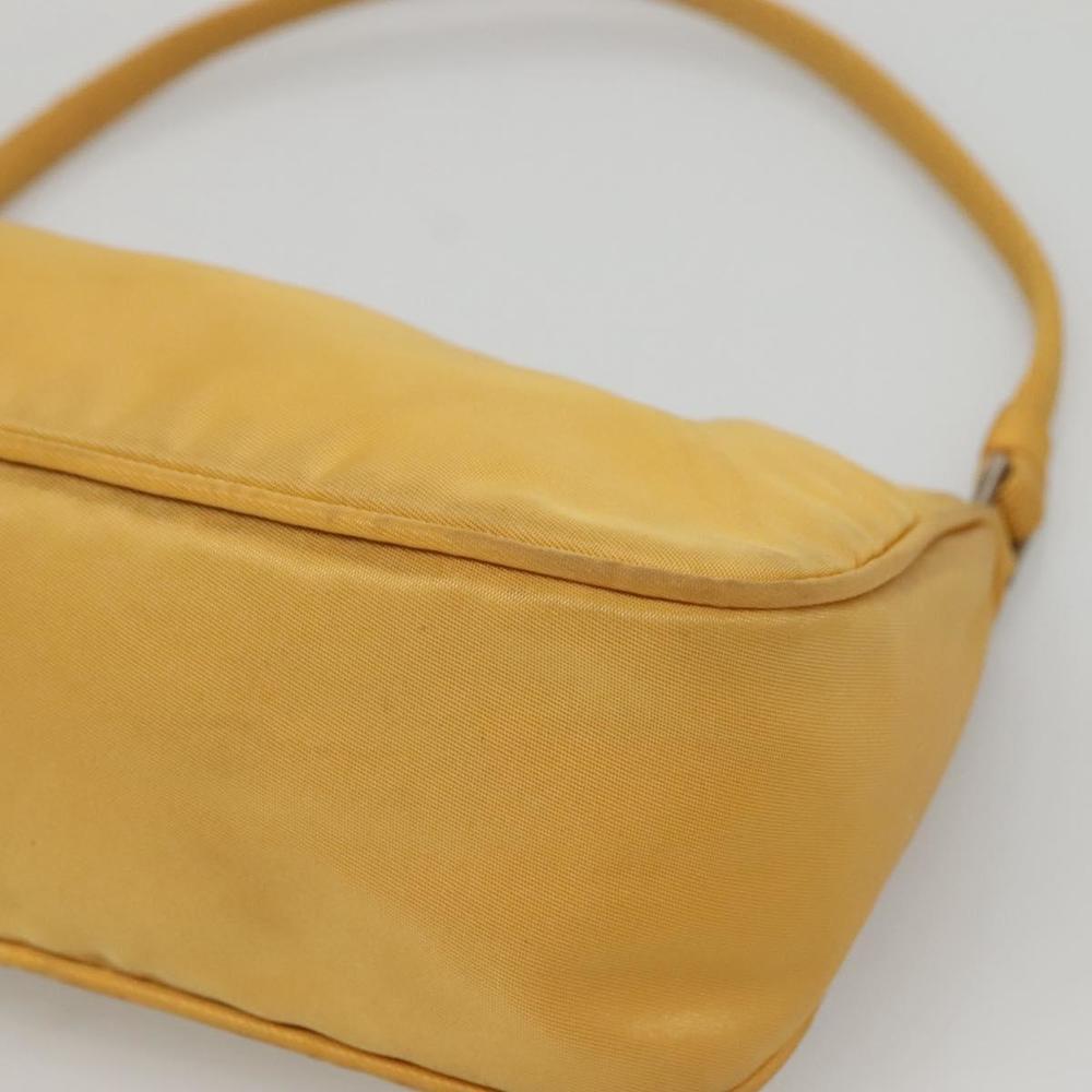 PRADA Accessory Pouch Nylon Yellow Auth 117775 - Picture 9 of 16